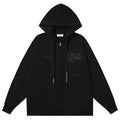 Off-White Rubber Arrow Slim Zip Hoodie