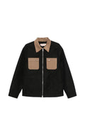 Marni contrast-collar patch-pocket jacket