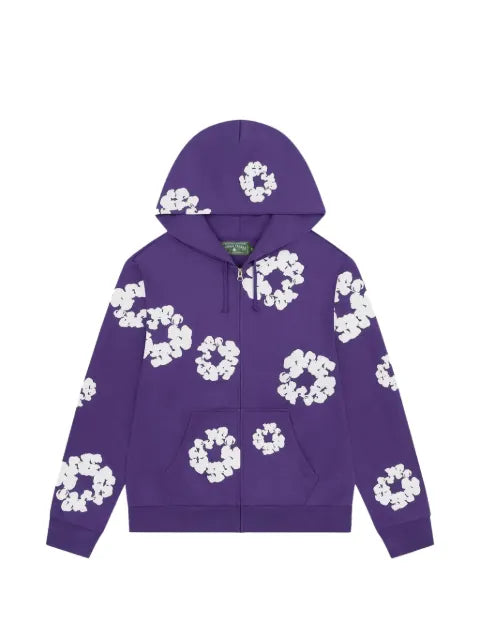 Denim Tears zipped cotton hoodie