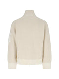 sacai ribbed zip-up cardigan