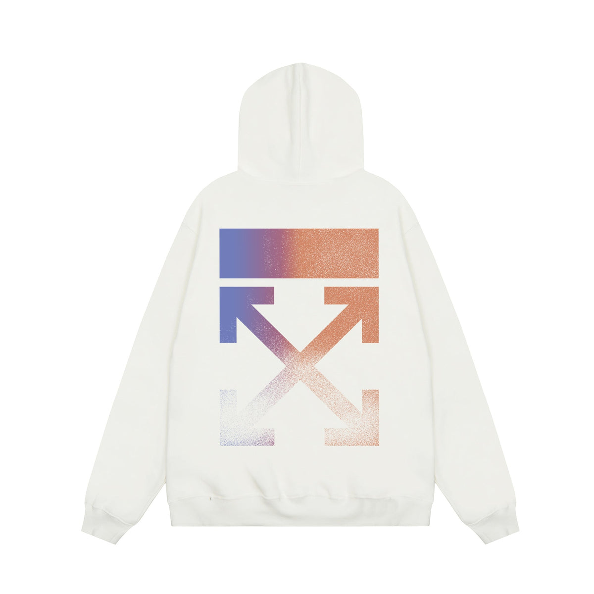 Off‑White Multi‑Arrow Abstract Graphic Oversized Hoodie Streetwear