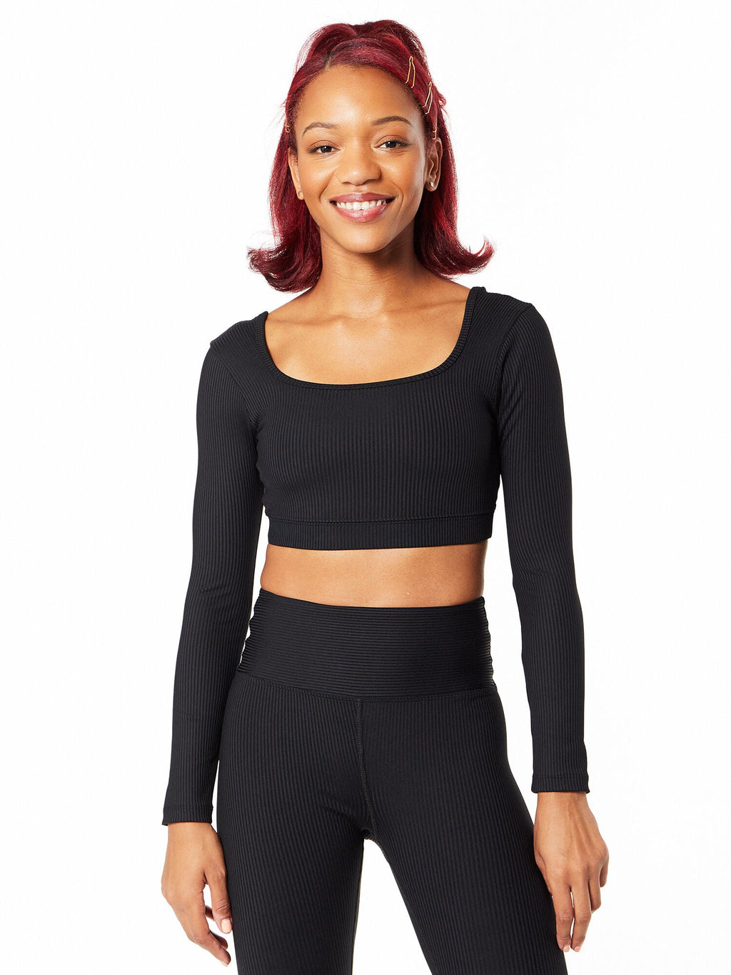 RIBBED CROPPED LONGSLEEVE