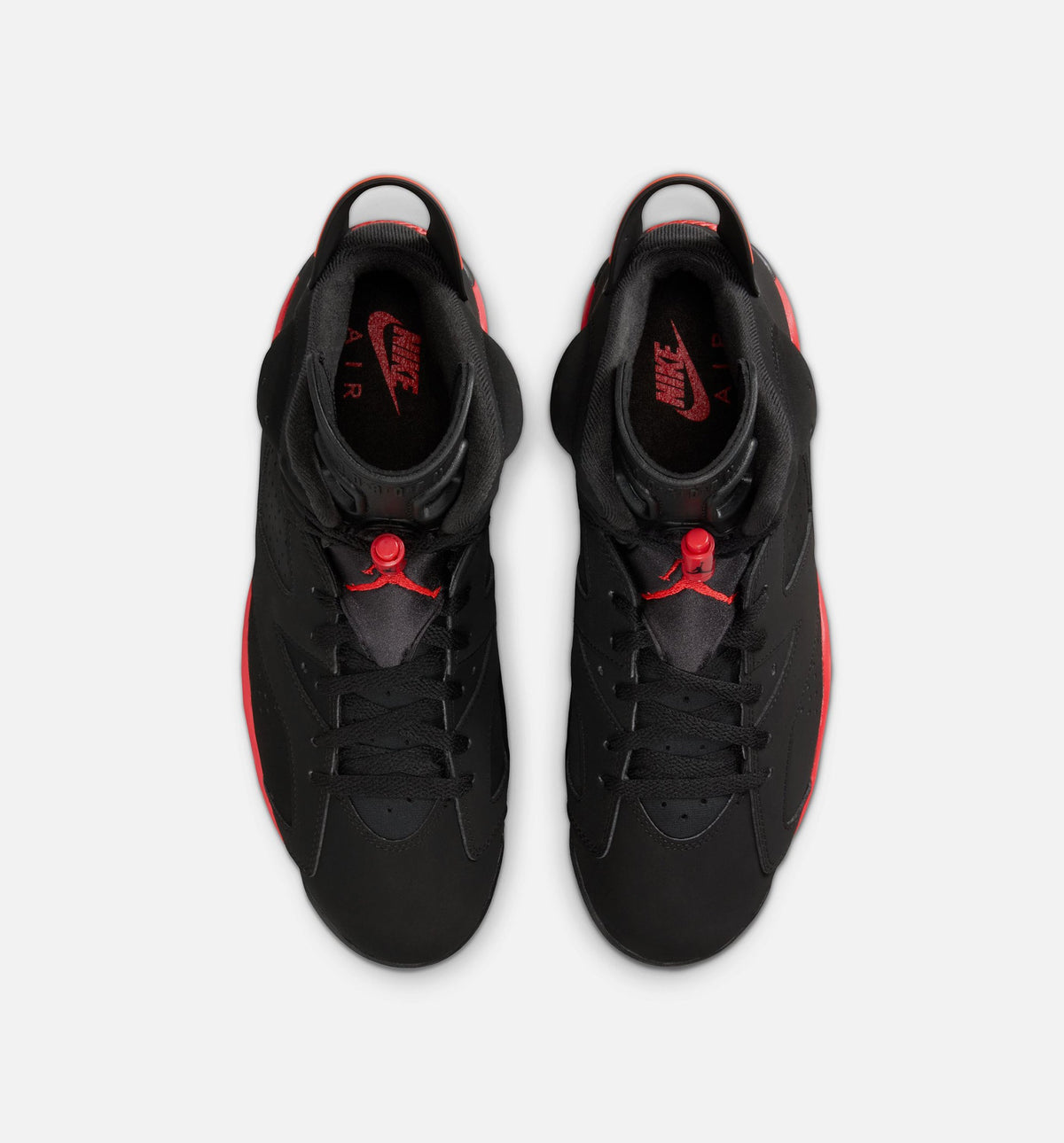 Air Jordan 6 Retro Infrared Salesman Men's Lifestyle Shoes - Black/Light Crimson