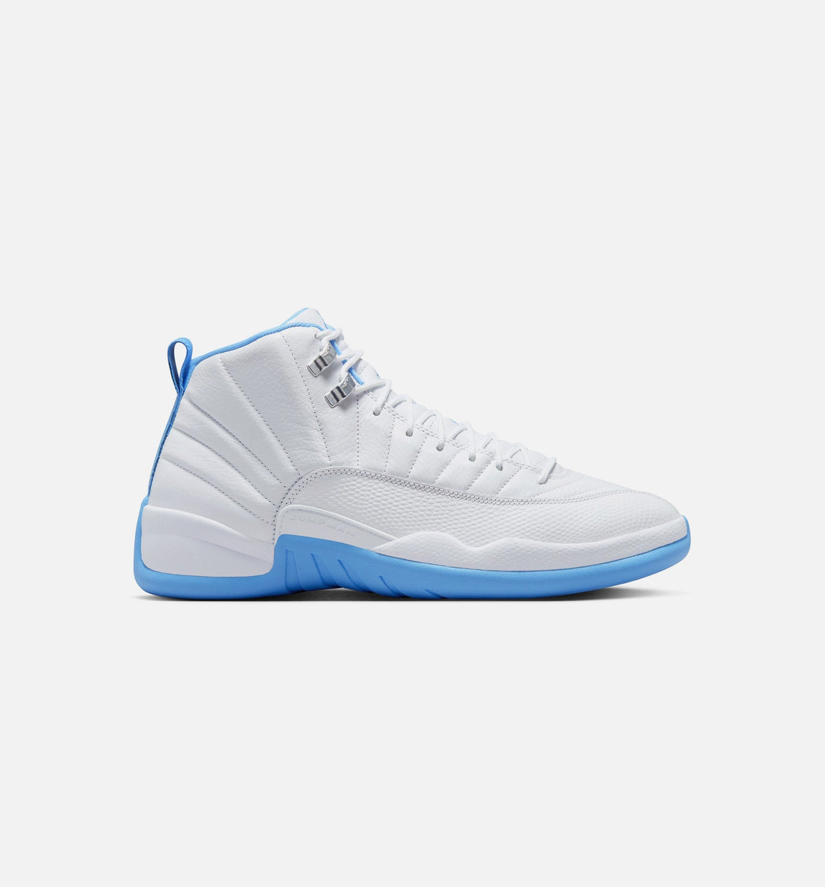 Air Jordan 12 Retro White & University Blue Men's Lifestyle Shoe