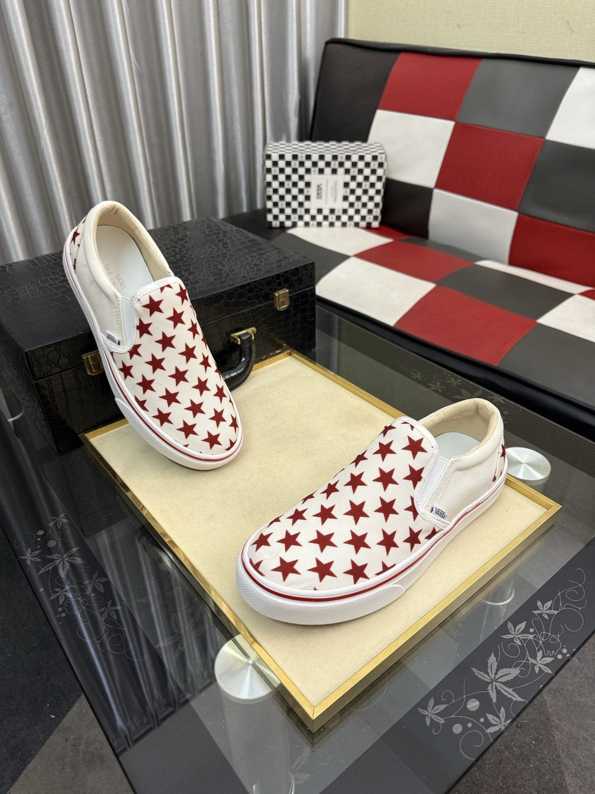 Vans Red Star Slip-On Sneakers